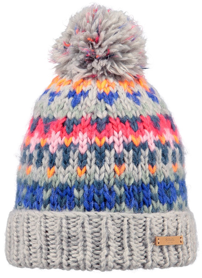 Barts Women's Leitha Ski/Snowboard Beanie Bobble Hat, One Size, Oyster